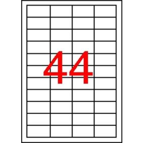 Etikett, univerzális, 48,5x25,4 mm, APLI, 440 etikett/csomag   Etikett, univerzális, 48,5x25,4 mm, APLI, 440 etikett/csomag