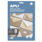 Etikett, univerzális, 38x21,2 mm, APLI, 650 etikett/csomag