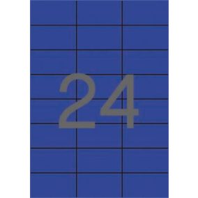 Etikett, 70x37 mm, színes, APLI, kék, 480 etikett/csomag Etikett, 70x37 mm, színes, APLI, kék, 480 etikett/csomag