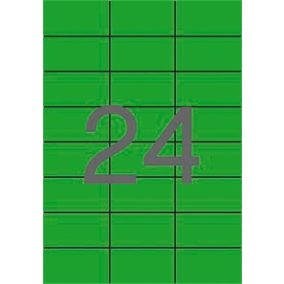 Etikett, 70x37 mm, színes, APLI, zöld, 480 etikett/csomag