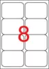 Etikett, univerzális, 99,1x67,7 mm, kerekített sarkú, APLI, 800 etikett/csomag