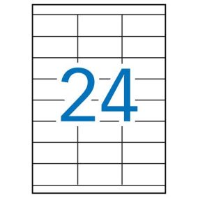   Etikett, lézernyomtatókhoz, 70x35 mm, APLI, 6000 etikett/csomag