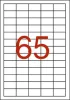 Etikett, univerzális, 38x21,2 mm, APLI, 6500 etikett/csomag