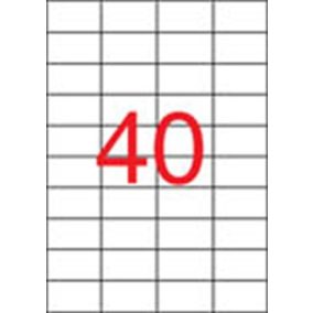   Etikett, univerzális, 52,5x29,7 mm, APLI, 4000 etikett/csomag