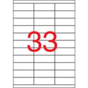 Etikett, univerzális, 70x25,4 mm, APLI, 3300 etikett/csomag