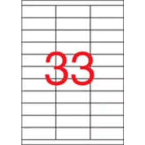 Etikett, univerzális, 70x25,4 mm, APLI, 3300 etikett/csomag