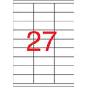 Etikett, univerzális, 70x30 mm, APLI, 2700 etikett/csomag Etikett, univerzális, 70x30 mm, APLI, 2700 etikett/csomag