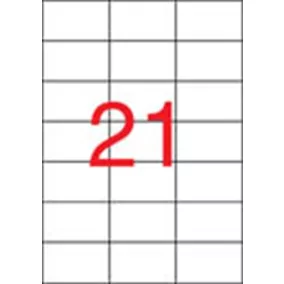 Etikett, univerzális, 70x42,4 mm, APLI, 2100 etikett/csomag