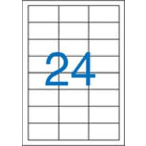   Etikett, univerzális, 64,6x33,8 mm, VICTORIA PAPER, 2400 etikett/csomag