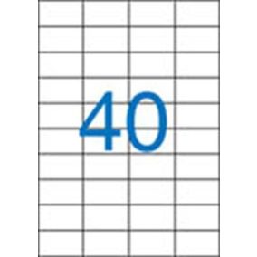   Etikett, univerzális, 52,5x29,7 mm, VICTORIA PAPER, 4000 etikett/csomag