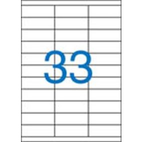   Etikett, univerzális, 70x25,4 mm, VICTORIA PAPER, 3300 etikett/csomag