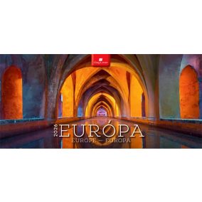 Naptár, asztali, álló, DAYLINER "Európa" Naptár, asztali, álló, DAYLINER "Európa"