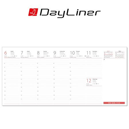 Naptár, asztali, fekvő, DAYLINER, "Oktáv"