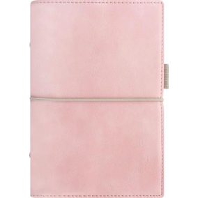Kalendárium, gyűrűs, betétlapokkal, A5 méret, FILOFAX, "Domino" Soft", pasztell rózsaszín   Kalendárium, gyűrűs, betétlapokkal, A5 méret, FILOFAX, "Domino" Soft", pasztell rózsaszín
