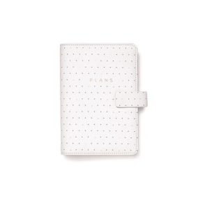 Kalendárium, gyűrűs, betétlapokkal, personal méret, FILOFAX "Moonlight", fehér   Kalendárium, gyűrűs, betétlapokkal, personal méret, FILOFAX "Moonlight", fehér