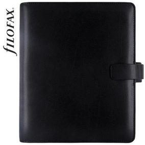 Kalendárium, gyűrűs, betétlapokkal, A5, FILOFAX "Metropol", fekete   Kalendárium, gyűrűs, betétlapokkal, A5, FILOFAX "Metropol", fekete