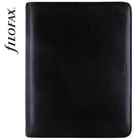 Kalendárium, gyűrűs, betétlapokkal, A5, FILOFAX "Metropol", cipzárral fekete   Kalendárium, gyűrűs, betétlapokkal, A5, FILOFAX "Metropol", cipzárral fekete