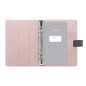 Kalendárium, gyűrűs, betétlapokkal, personal méret, FILOFAX, "Confetti", fekete