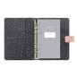 Kalendárium, gyűrűs, betétlapokkal, personal méret, FILOFAX, "Confetti", rózsakvarc