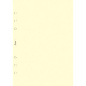 Kalendárium betét, jegyzetlap, personal méret, sima, FILOFAX, krémszín   Kalendárium betét, jegyzetlap, personal méret, sima, FILOFAX, krémszín