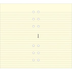 Kalendárium betét, jegyzetlap, personal méret, vonalas, FILOFAX, krémszín   Kalendárium betét, jegyzetlap, personal méret, vonalas, FILOFAX, krémszín