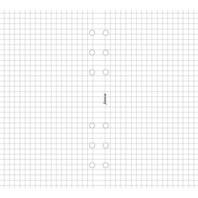 Kalendárium betét, jegyzetlap, A5, kockás, FILOFAX, fehér   Kalendárium betét, jegyzetlap, A5, kockás, FILOFAX, fehér