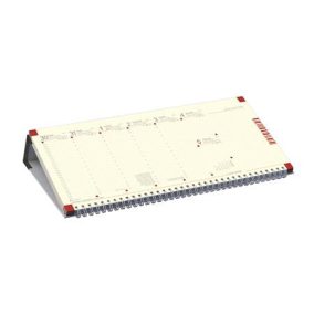 Naptár, asztali, fekvő, TOPTIMER, jegyzetblokkos, fekete Naptár, asztali, fekvő, TOPTIMER, jegyzetblokkos, fekete