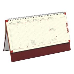 Naptár, asztali, álló, TOPTIMER, jegyzetblokkos, bordó Naptár, asztali, álló, TOPTIMER, jegyzetblokkos, bordó