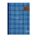 Jegyzetfüzet, A5, vonalas, 96 lap, TOPTIMER "Notes", kék skótkockás