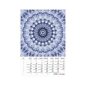 Naptár, fali, TOPTIMER "Mandala"