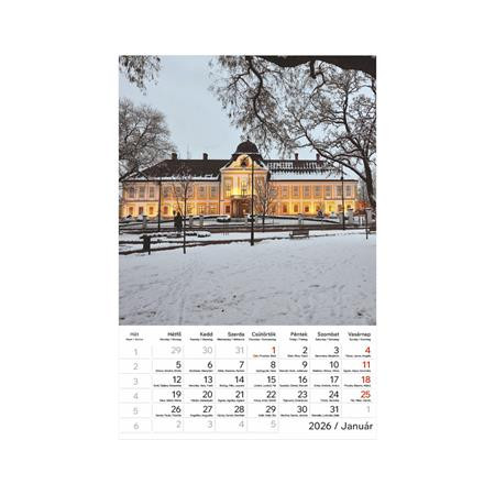 Naptár, fali, TOPTIMER "Magyar városok"