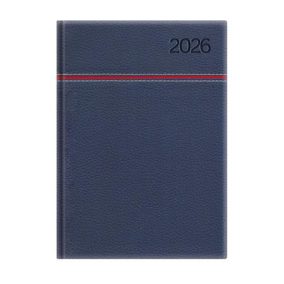   Naptár, tervező, A5, napi, TOPTIMER, "Young", kék-piros