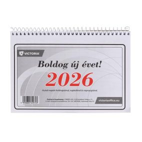 Naptár, asztali, 23TA, VICTORIA OFFICE (2026 évi) Naptár, asztali, 23TA, VICTORIA OFFICE (2026 évi)
