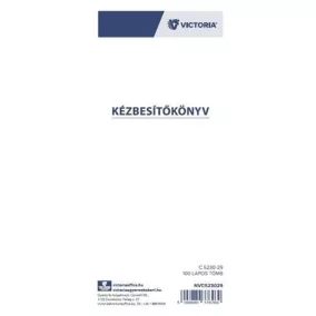   Nyomtatvány, kézbesítőkönyv, 100 lap, VICTORIA PAPER, "C.5230-29", 10 tömb/csomag