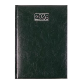   Naptár, tervező, A5, napi, VICTORIA OFFICE "Chrono", zöld (2026 évi)