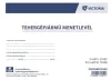 Nyomtatvány, menetlevél, tehergépjármű, 100 lap, A5, fekvő, VICTORIA PAPER, "D.GÉPJ.21.", 10 tömb/csomag