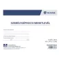   Nyomtatvány, menetlevél, személygépkocsi, 100 lap, A5, fekvő, VICTORIA PAPER, "D.GÉPJ.36.", 10 tömb/csomag
