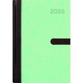   Naptár, tervező, A5, heti, DAYLINER "Winner", menta