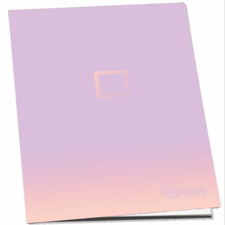 Füzet, tűzött, A4, kockás, 52 lap, PULSE "Pastel Colours"