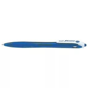   Golyóstoll, 0,22 mm, nyomógombos, PILOT "Rexgrip", kék