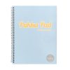 Spirálfüzet, A4, vonalas, 100 lap, PUKKA PAD "Pastel Jotta Pad", vegyes szín