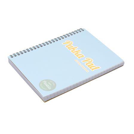 Spirálfüzet, A5, vonalas, 100 lap, PUKKA PAD "Pastel Jotta Pad", vegyes szín