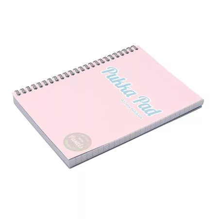 Spirálfüzet, A5, vonalas, 100 lap, PUKKA PAD "Pastel Jotta Pad", vegyes szín