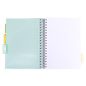 Spirálfüzet, B5, PUKKA PAD "Study book", szürke
