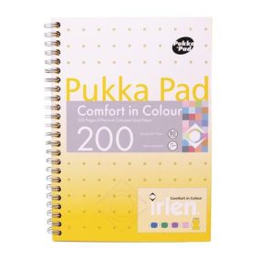 Spirálfüzet, A5, vonalas, 100 lap, PUKKA PAD "Irlen Jotta Gold"   Spirálfüzet, A5, vonalas, 100 lap, PUKKA PAD "Irlen Jotta Gold"