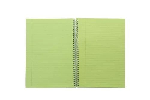 Spirálfüzet, A5, vonalas, 100 lap, PUKKA PAD "Irlen Jotta Green"