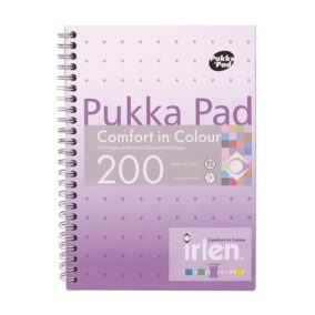 Spirálfüzet, A5, vonalas, 100 lap, PUKKA PAD "Irlen Jotta Lavender"   Spirálfüzet, A5, vonalas, 100 lap, PUKKA PAD "Irlen Jotta Lavender"