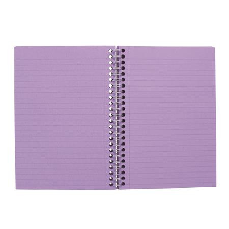 Spirálfüzet, A5, vonalas, 100 lap, PUKKA PAD "Irlen Jotta Lavender"