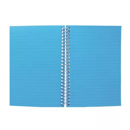 Spirálfüzet, A5, vonalas, 100 lap, PUKKA PAD "Irlen Jotta Turquise"