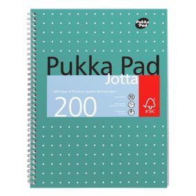 Spirálfüzet, A4+, kockás, 100 lap, PUKKA PAD, "Metallic Jotta"   Spirálfüzet, A4+, kockás, 100 lap, PUKKA PAD, "Metallic Jotta"